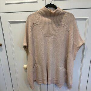 Zero + Maria Cornejo Beige Cashmere Sweater Size Large